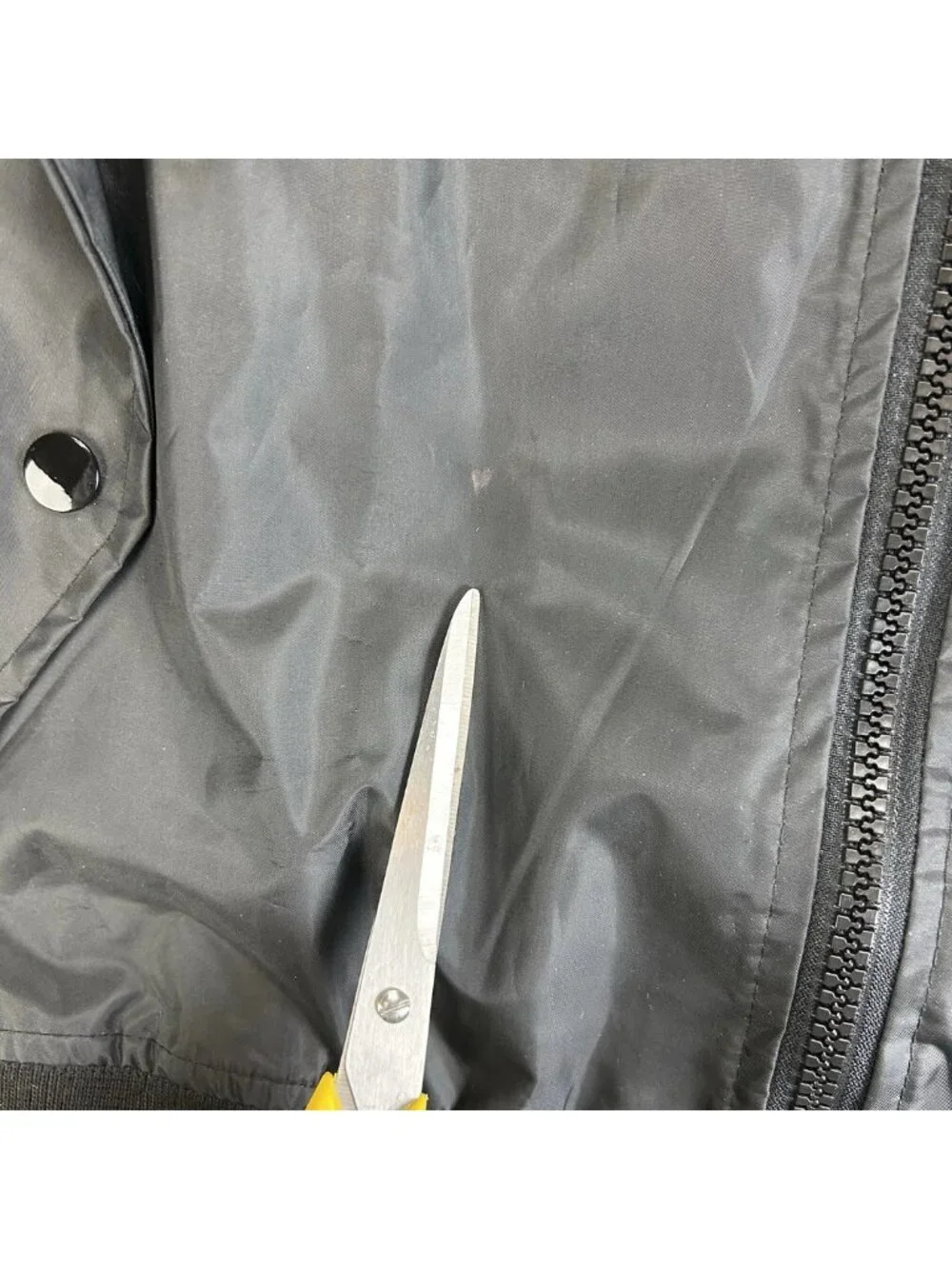 Amongst Others Flight Jacket Mens Large Bomber Black America Legacy